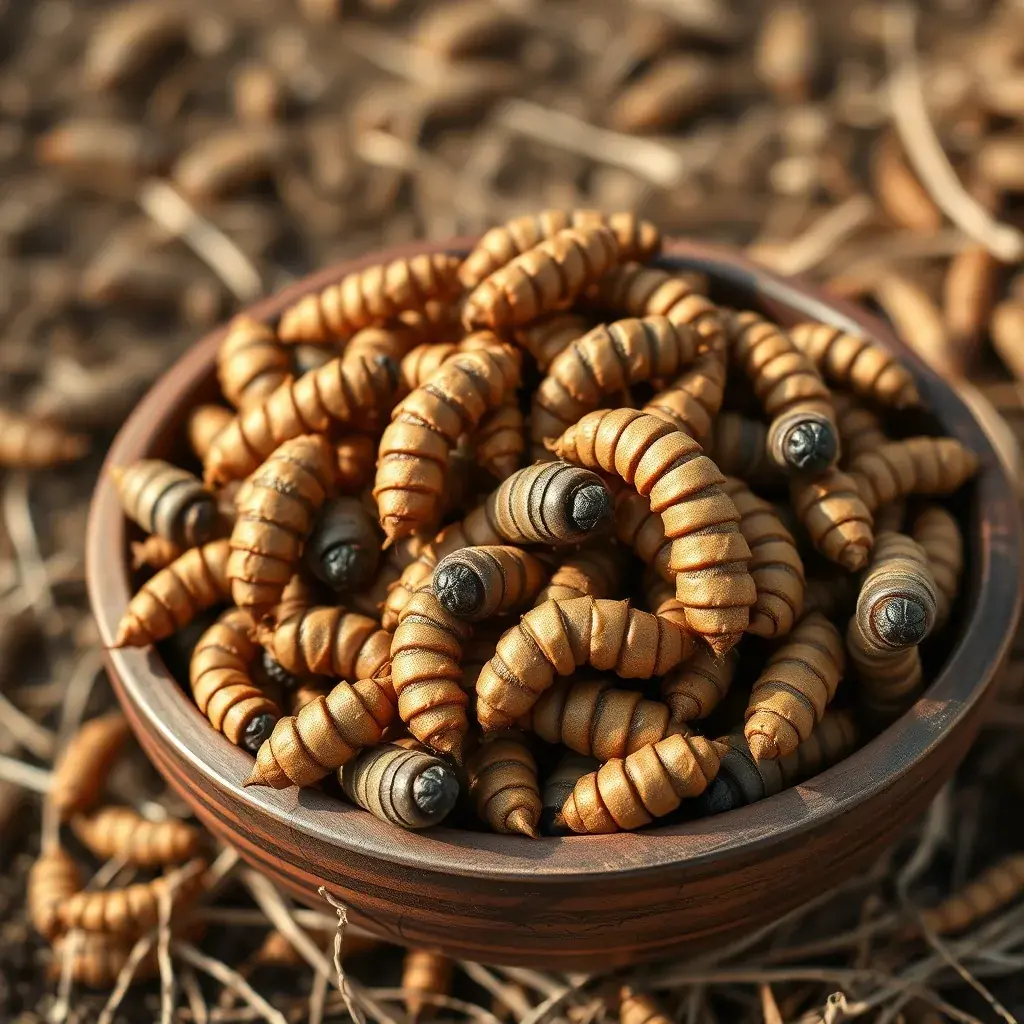 Dried BSF Larvae